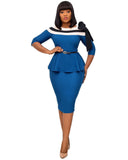 Elegant Sexy High Size Dress