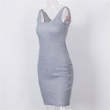 sleeveless tight mini dress sexy clothing