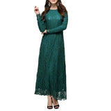 Elegant large loose women's dress