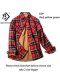 Warm fleece shirt fit jackets for women