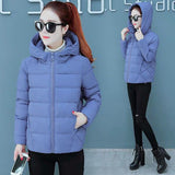 Long Sleeve Hooded Parkas Women's Jackets