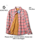 Warm fleece shirt fit jackets for women