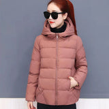 Long Sleeve Hooded Parkas Women's Jackets