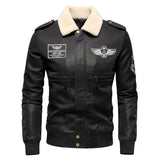 Classic Casual Suits Men's Warm Leather Jacket