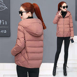 Long Sleeve Hooded Parkas Women's Jackets