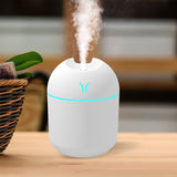Mini USB car air humidifier with Led light 250ml