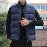 Men's Zipper Sleeveless Warm Jacket