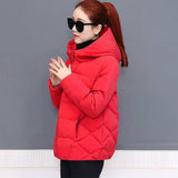 Long Sleeve Hooded Parkas Women's Jackets