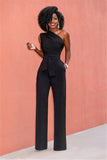 Elegant slim fit jumpsuits for women plus size sleeveless.