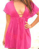bikini short sleeve dress