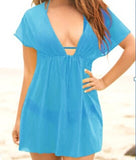 bikini short sleeve dress