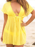 bikini short sleeve dress