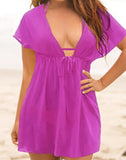 bikini short sleeve dress