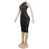 black transparent dress for women S-5XL