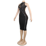black transparent dress for women S-5XL