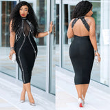black transparent dress for women S-5XL