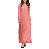 Elegant large loose women's dress