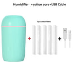 USB Air Humidifier for Car and Home with Night Light Good Fragrance