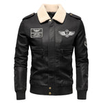 Classic Casual Suits Men's Warm Leather Jacket