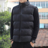 Men's Zipper Sleeveless Warm Jacket