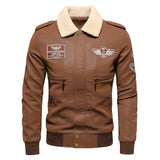 Classic Casual Suits Men's Warm Leather Jacket