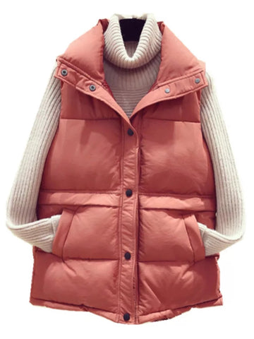 Windbreaker Vest Warm Jackets for Women