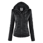 plus size leather jackets womens hoodies