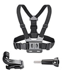 Mounting belt with chest strap